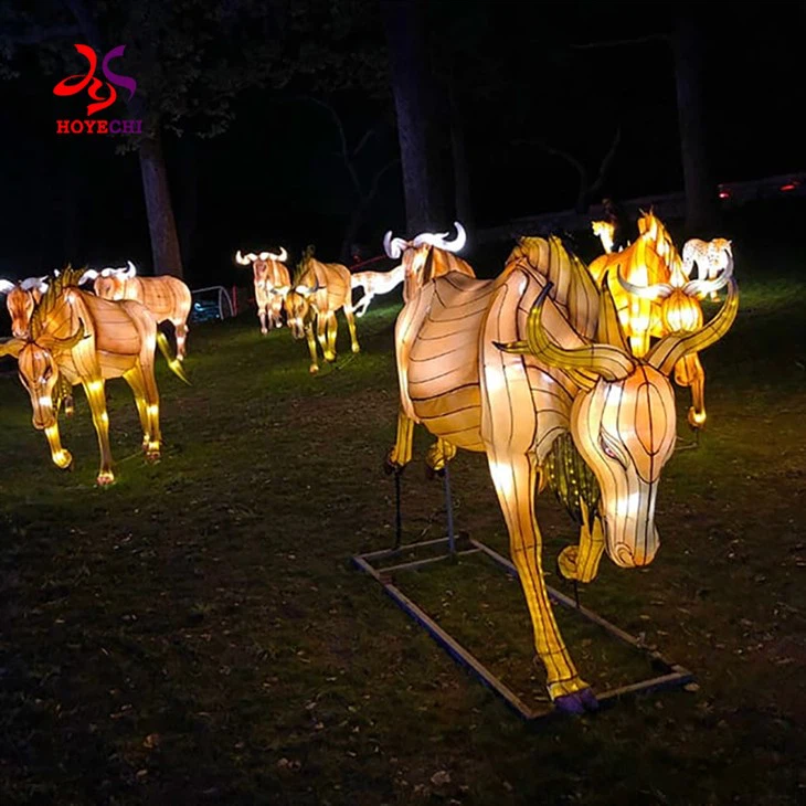 Chinwa Tradisyonèl dekoratif 3D dirije antèn ki enpèmeyab IP 67 Festival Lighting New Year Nwèl deyò