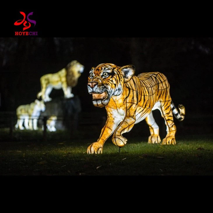 High Quality Animal Silk Lantern Handmade Snake Shaped Lantern Festival For Park Decoration