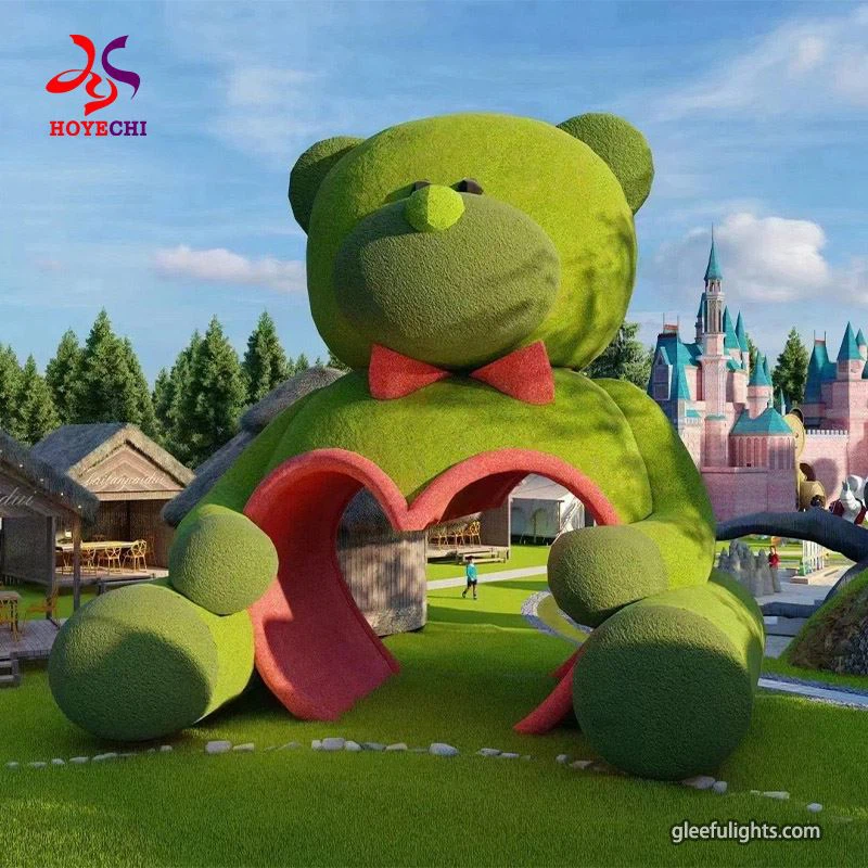 Inovatè dekorasyon jaden: melanj pafè a nan lous jeyan ak plant atifisyèl